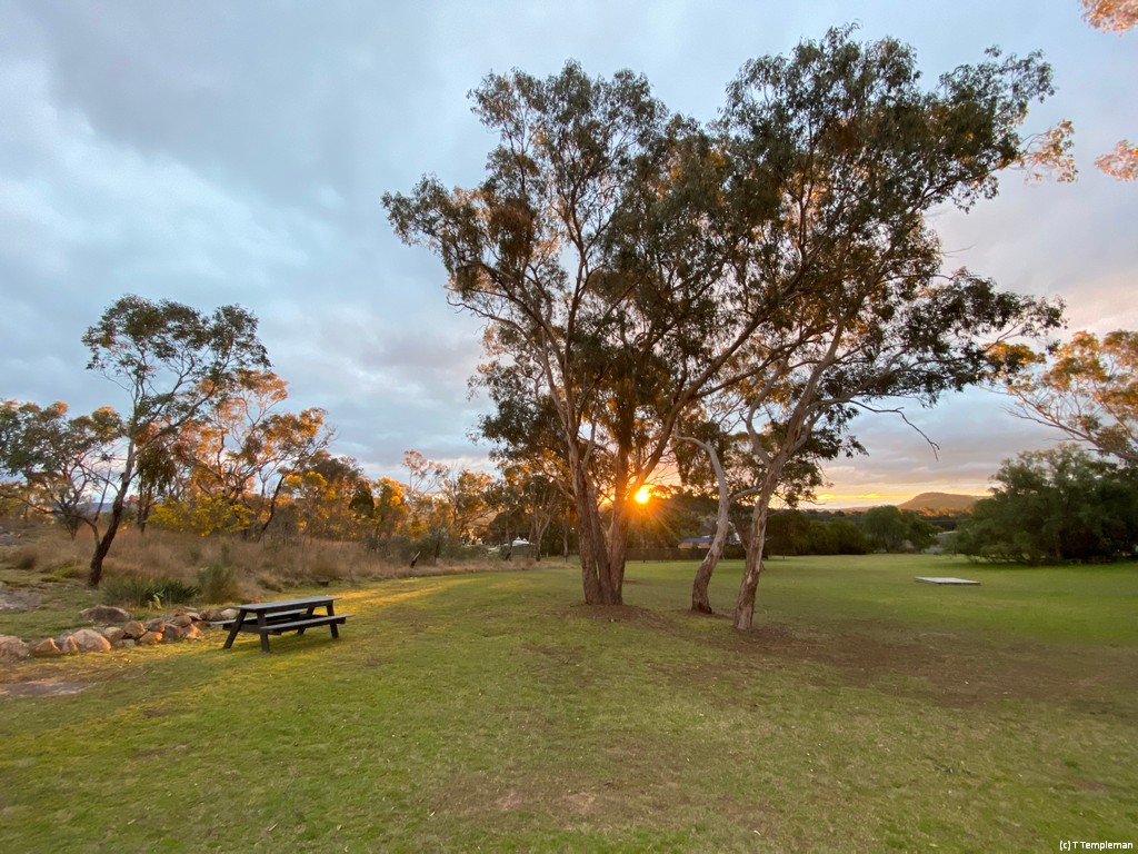 Sunset at Kurrajong Barn and Cottages