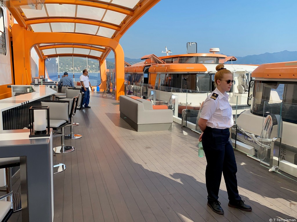 Magic carpet tender boarding