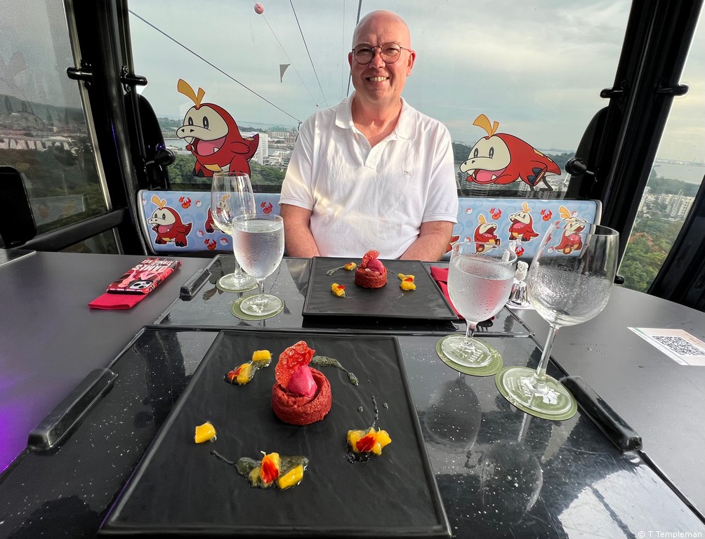 Dessert at Sky Dining at Sentosa