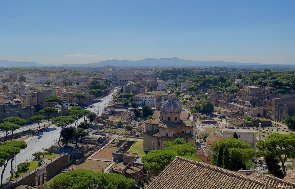 The Colosseum  from up high