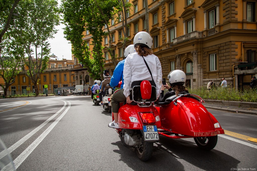 Cruising the streets of Rome