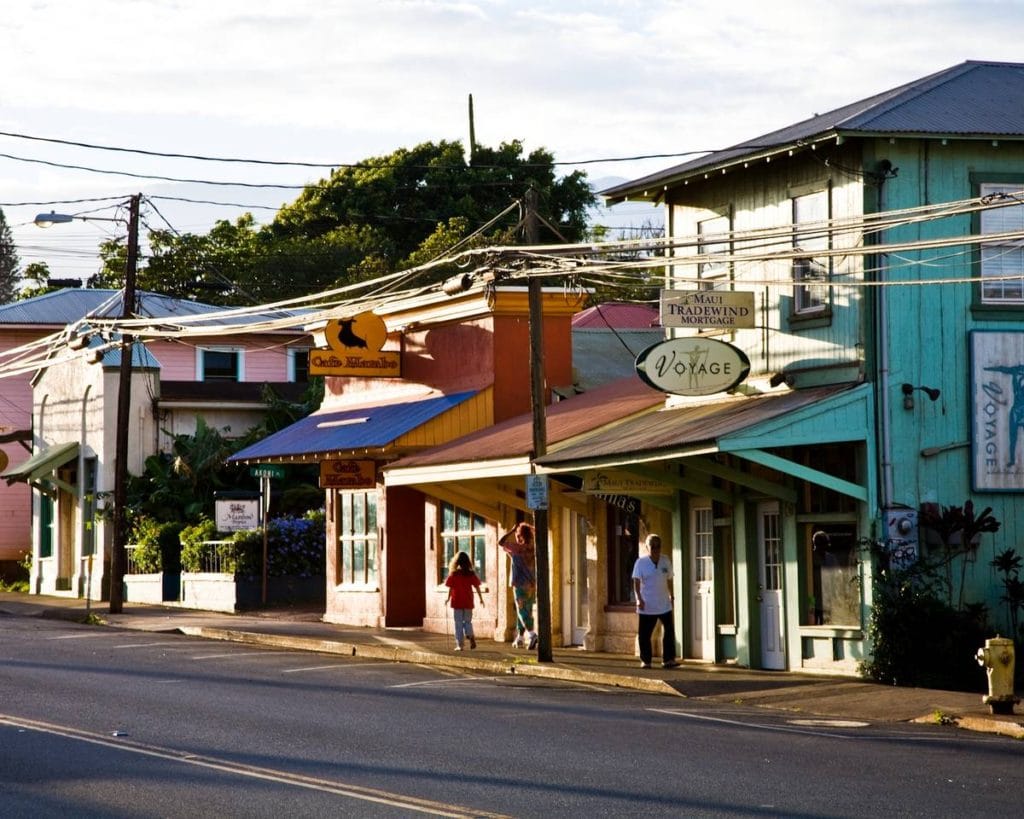 Exploring the pretty town of Paia