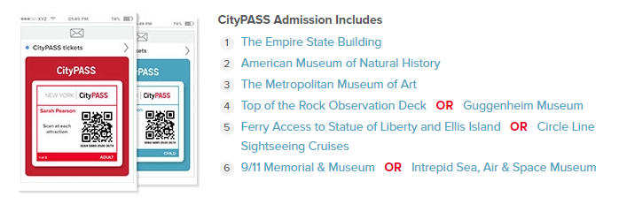 New York CityPASS details