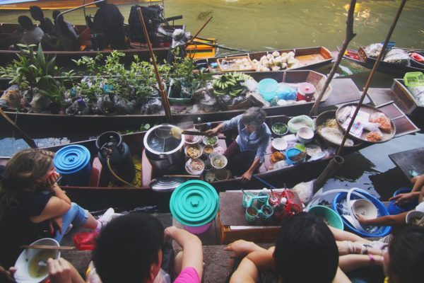 Bangkok floating market